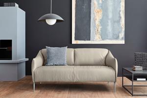 W.Schillig 2,5-Sitzer sally, mit Metallfüßen in Chrom glänzend, Breite 174 cm
