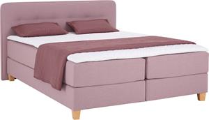 Home affaire Boxspringbett Fargo, inkl. Topper, in 3 Matratzenarten, viele Farben, in 6 Breiten