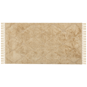 BELIANI Vloerkleed katoen beige 80 x 150 cm SANLIURFA