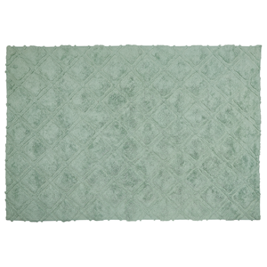 BELIANI Vloerkleed katoen groen 140 x 200 cm HATAY
