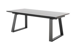 Keramikesstisch ausziehbar ¦ grau ¦ Maße (cm): B: 100 H: 76  - Möbel Kraft