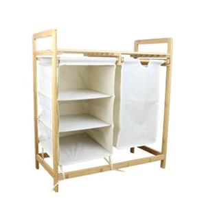 Orange85 Wasmand Bamboo Badkamer Organizer Hout 77x69,5x38cm