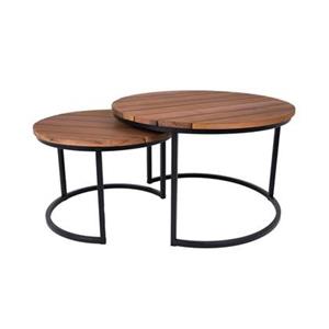 MaximaVida ronde outdoor salontafel set Vancouver XL 75 cm