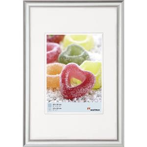 Walther+ design KP050S Wissellijst Papierformaat: 28 x 35 cm Zilver