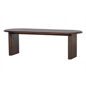 Vtwonen Ellips Eetkamertafel - Mangohout - Walnoot - 75x240x90