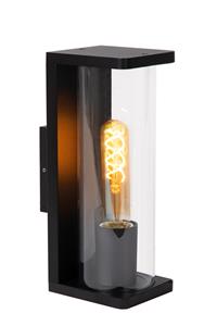 Lucide SLIGO - Wandlamp Buiten - 1xE27 - IP65 - Zwart