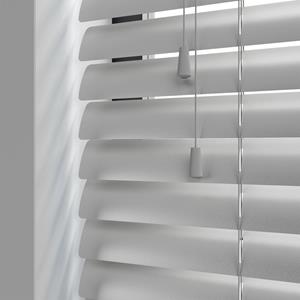 Kolorama Aluminium jaloezie met koord - Zilver Mat