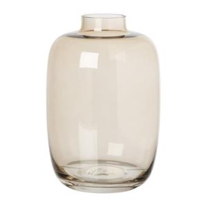 Xenos Vaas oker middel - glas - ø15x23 cm