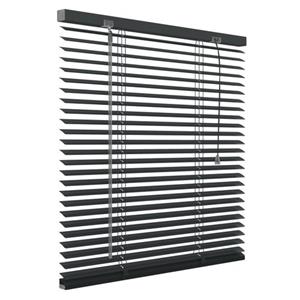 Praxis Decosol jaloezie horizontaal aluminium antraciet 25mm 220x180cm
