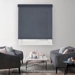 Madeco 1179 manueel lichtdoorlatend rolgordijn nacht blauw 180x190cm