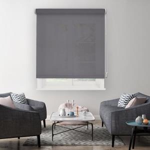 Madeco 1188 manueel lichtdoorlatend rolgordijn peper effen 210x190cm
