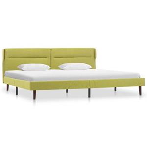 VidaXL Bedframe stof groen 180x200 cm