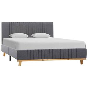 VidaXL Bedframe stof lichtgrijs 140x200 cm