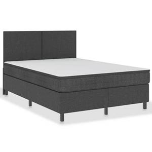 VidaXL Boxspringframe stof grijs 160x200 cm