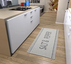 HANSE Home Keukenloper Salt & pepper Loper, antislip, keukenkleed, keuken, vloerkleed, gemakkelijk in onderhoud