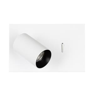 KS Verlichting Wandspot Mila wit inclusief USB poorten