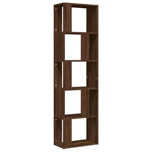 VidaXL Boekenkast 45x24x160 Cm Bewerkt Hout Bruineikenkleurig