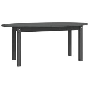 VidaXL Salontafel 110x55x45 Cm Massief Grenenhout Grijs