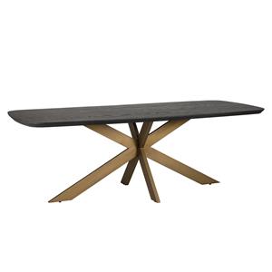 Richmond Interiors Richmond Deens Ovale Eettafel Cambon 230 x 100cm - Dark Coffee