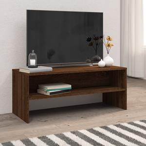 Vidaxl Tv-schrank Braun Eichen-optik 100x40x40 Cm Holzwerkstoff