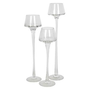 Clayre & Eef | Set van 3 waxinelichthouders Rexford