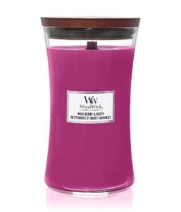 Woodwick arge Hourglass Geurkaars - Wild Berry & Beets - Tot 130 Branduren