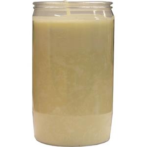 1x Witte Grafkaars/gedenklicht 6 X 10 Cm 72 Uur tompkaarsen