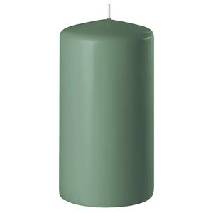 Enlightening Candles 1x Groene Cilinderkaars/stompkaars 6 X 10 Cm 36 Branduren tompkaarsen