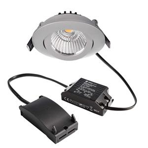 Deko-Light LED Einbauleuchte Dione in Silber und Weiß 8,5W 780lm