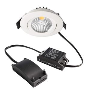 Deko-Light LED Einbauleuchte Dione in Weiß 8,5W 700lm