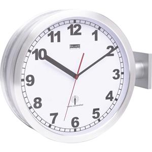 EUROTIME 91764-47 Funk Wanduhr 40cm Aluminium