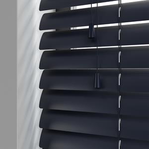 Kolorama Aluminium jaloezie met koord - Koninklijk Blauw Mat