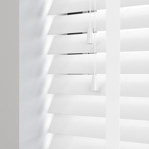 Decora Sunwood houten jaloezie met ladderband - gloss wit
