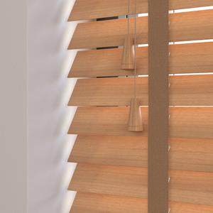 Domus Timberlux houten jaloezie met ladderband - Beuken