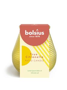 Bolsius True Citronella Patiolight Glas Ø9,1xh9,4cm