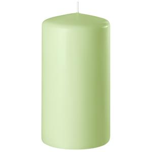 Enlightening Candles 1x Kaarsen lichtgroen 6 x 8 cm 27 branduren sfeerkaarsen -