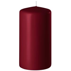 Enlightening Candles 1x Kaarsen bordeauxrood 6 x 15 cm 58 branduren sfeerkaarsen -