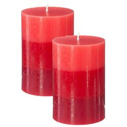 ATMOSPHERA Geurkaarsen Nina - 2x stuks - Rood