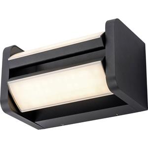 Mlight 81-4094 LED-Außenwandleuchte 12W Warmweiß Schwarz