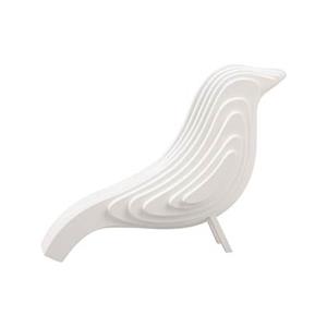 Present time  Statue Silouette Bird MDF large white