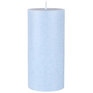 Duni Lichtblauwe Cilinderkaarsen/ Stompkaarsen 15 X 7 Cm 50 Branduren ichtblauw tompkaarsen