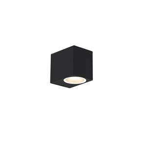 Qazqa Moderne Wandlamp Zwart Ip44 - Baleno