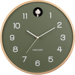 Karlsson Wall Clock Natural Cuckoo