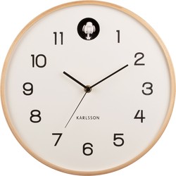 Karlsson Wall Clock Natural Cuckoo