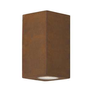 KS Verlichting Buitenlamp Levi up- en downlighter wandlamp cortenstaal