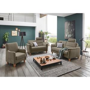 Home affaire 2-zitsbank Palmera Binnenveringsinterieur, stekkersysteem voor 2 hoofdsteunen (optioneel)