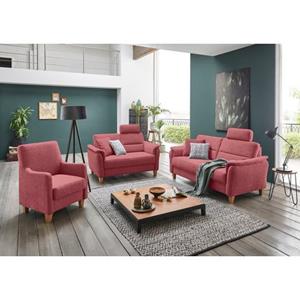 Home affaire 2-zitsbank Palmera Binnenveringsinterieur, stekkersysteem voor 2 hoofdsteunen (optioneel)