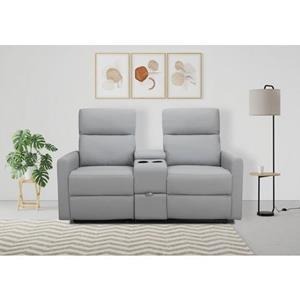 Home affaire 2-zitsbank Daoulas, 2-zits bioscoopbank, TV-fauteuil, multimedia bank
