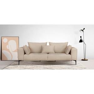Guido Maria Kretschmer Home&Living 3-Sitzer "BENTE", mit schwarzen Metallfüßen