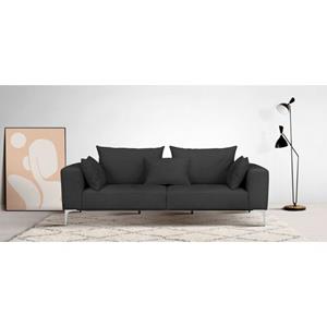 Guido Maria Kretschmer Home&Living 3-Sitzer "JANTE", mit chromfarbenen Füßen
